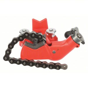 RIDGID Bench Chain Vise: 0.13 in – 2.5 in Pipe Size Range, 3 1/2 in Max Ht, 3 1/2 in Min Ht, Metal
